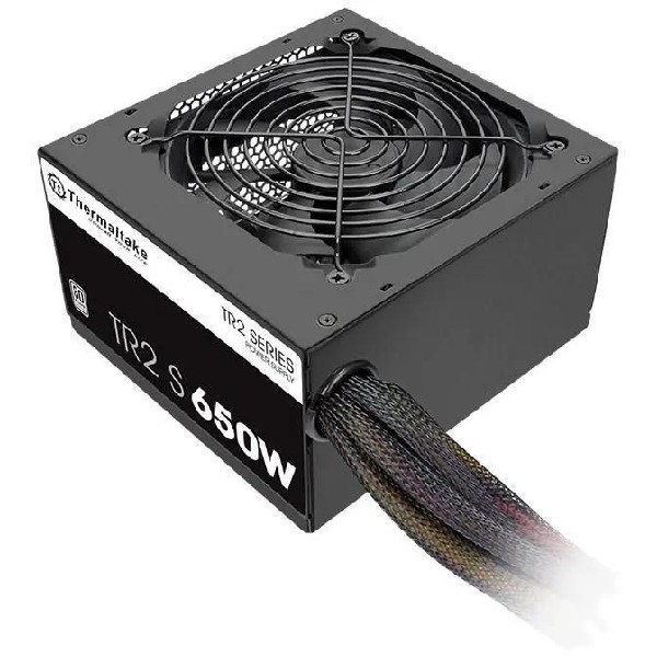 Блок питания Thermaltake TR2 S V2 650 Вт, Ret, черный, [ps-trs-0650nnsawe-2]
